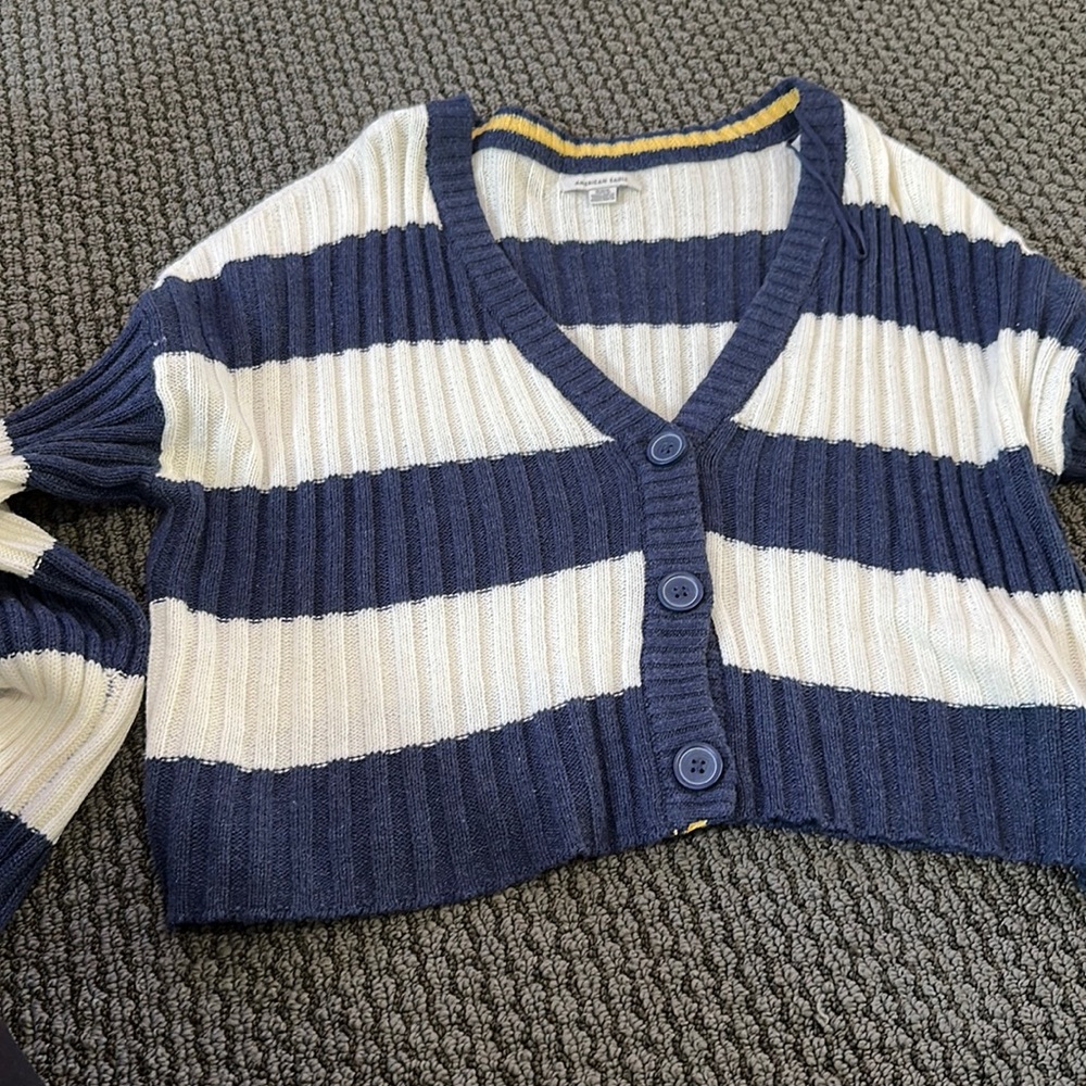 American Eagle striped sweater
